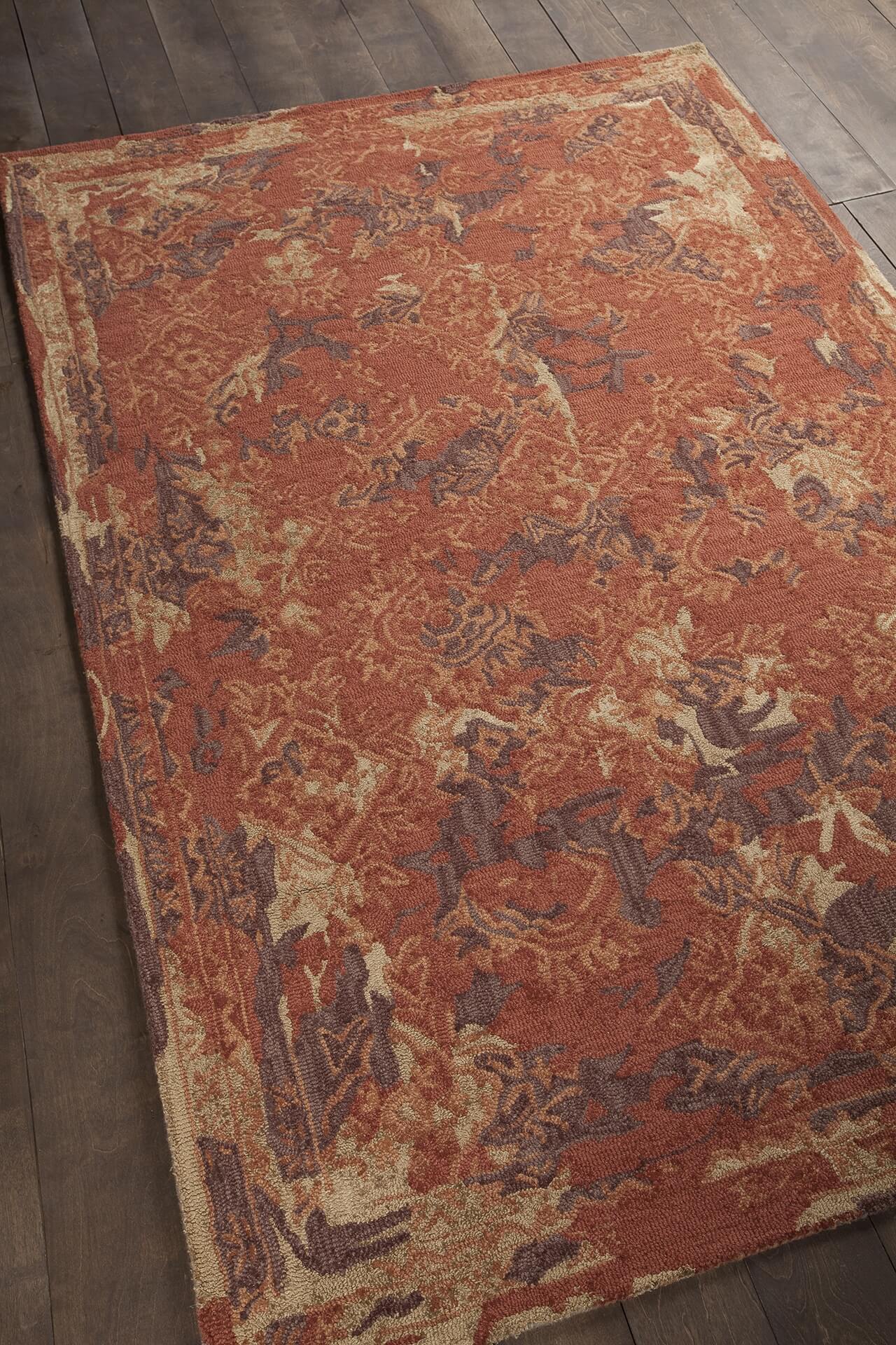 Zyana Wool/Viscose Rectangular Handmade Rug, 9' x 13'