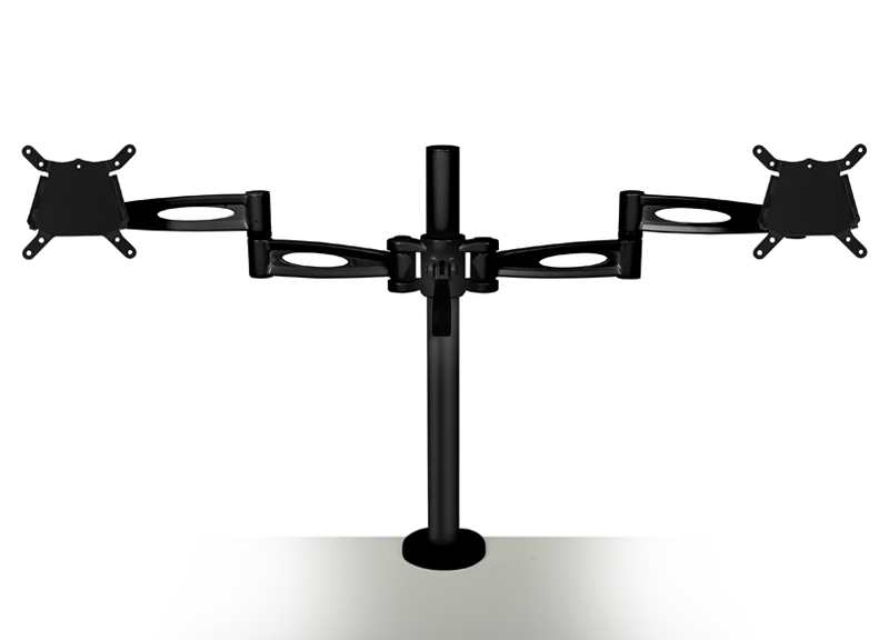 METALICON KARDO Pole Mounted Monitor Arm for 2 Screens